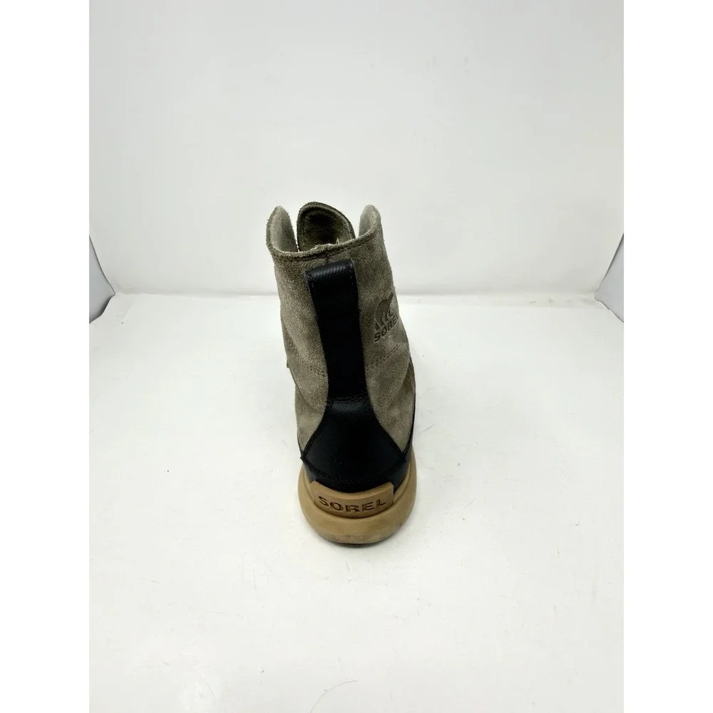Sorel‎ Explorer Waterproof Boots Men's 11 Suede Winter Hiking Sage Green NM4499